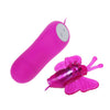 Cute secret mariposa estimuladora vibrador 12v