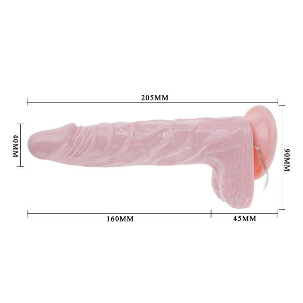 Baile super rota dong dildo realístico 20.5 cm