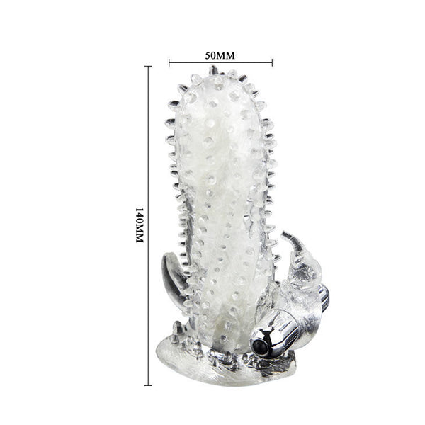 Brave man extensión pene vibrador rabbit