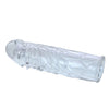 Baile funda lila para el pene en silicona adaptable 13 cm