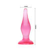 Baile plug anal tacto suave lila 14.2 cm