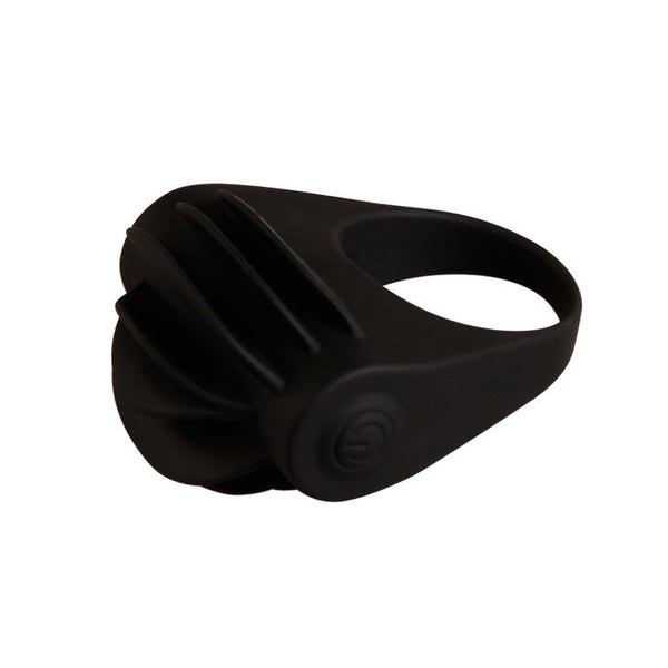 Chester anillo vibrador negro