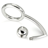 Anillo para el pene de metal con gancho anal Intruder 45 mm