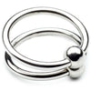Metal double glans ring 28mm