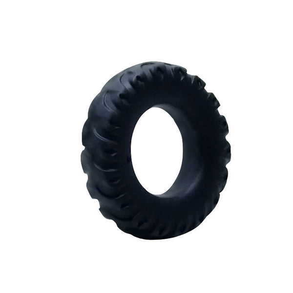 Anillo para el pene Titan negro y verde 2 cm