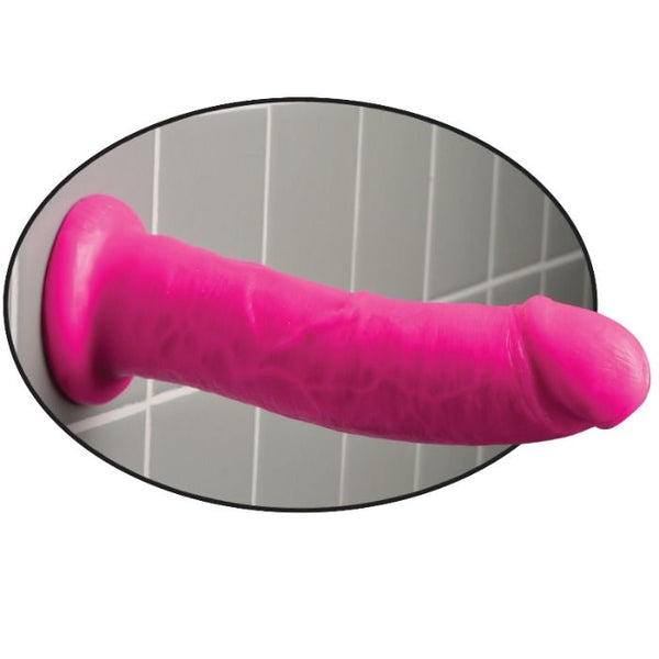 Dillio dildo con ventosa 20.32 cm rosa