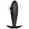 Pretty plug anal silicona forma pene y 12 modos vibración negro
