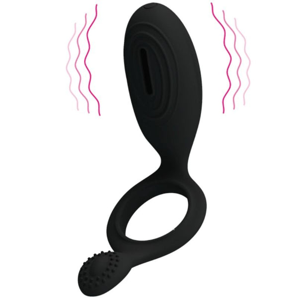 Ethel anillo vibrador con estimulador