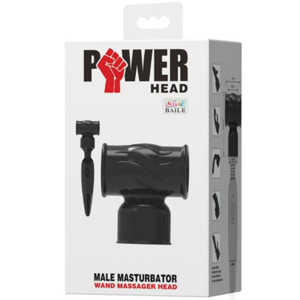 Baile power head cabezal intercambiable para masajeador masculino
