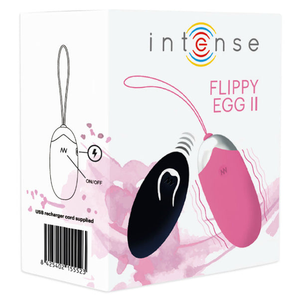 Intense flippy ii huevo recargable remoto rosa