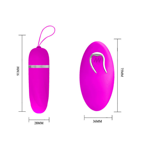 Huevo vibrador debby con mando