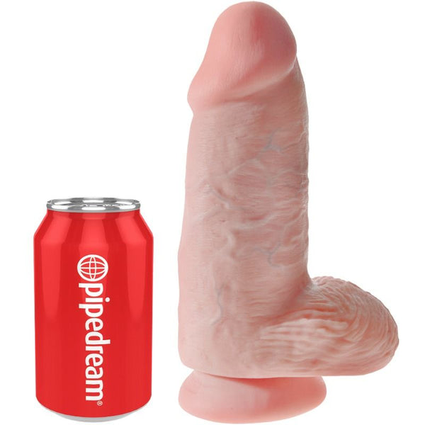 King pene realístico chubby 23 cm
