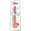 King pene con testículos 35.6 cm color natural