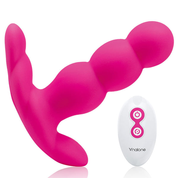 Pearl vibrador anal control remoto negro