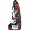 All dildo realístico negro suave 20 cm