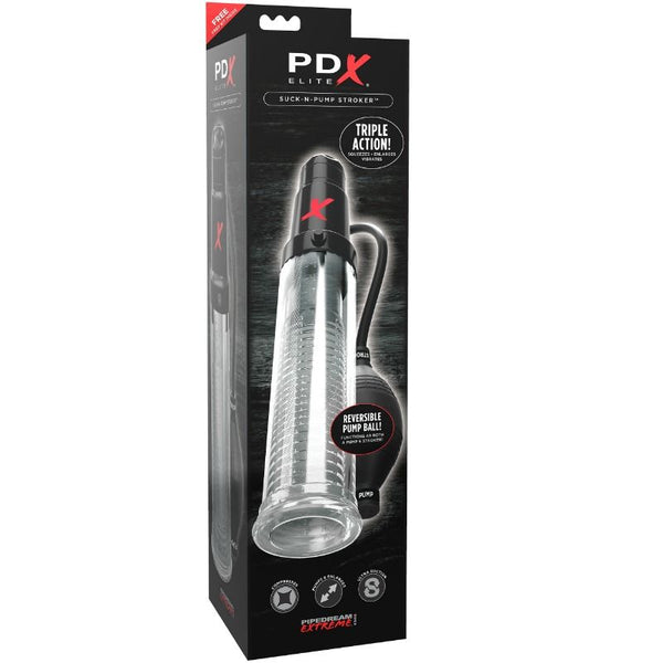 Bomba de succionador masturbadora con vibración suck n pump