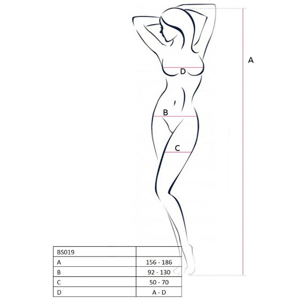 Passion woman BS 019 body negro talla única