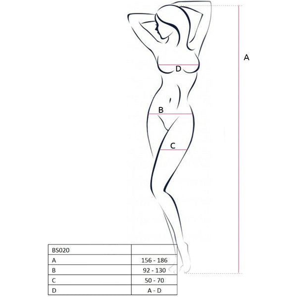 Passion woman BS 020 body blanco talla única