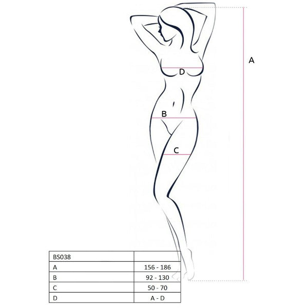 Passion woman BS 038 body blanco talla única