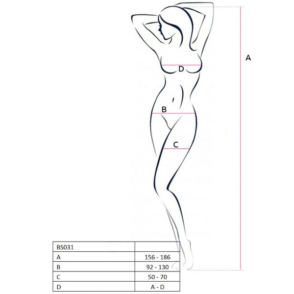 Passion woman BS 031 body rojo talla única