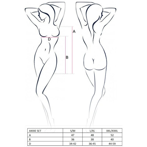 Passion woman akkie set disfraz enfermera l xl