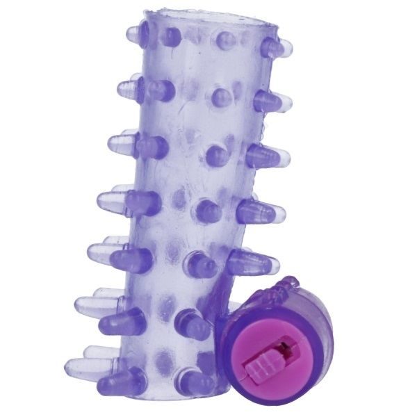 Ring funda pene vibrador lila