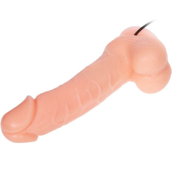 Baile dong dildo realístico vibración y rotación 20 cm
