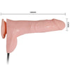 Dildo realístico vibrador e inflable 18.8 cm