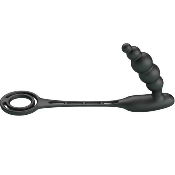 Anillos pene con plug vibrador