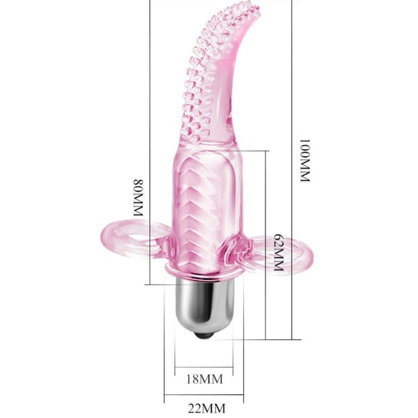 Vibro finger dedal estimulador