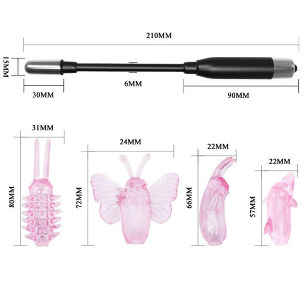 Wizard magic wand estimulador con vibración