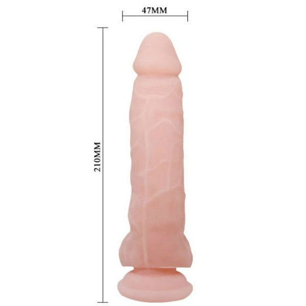 Baile super dildo realístico natural 21.5 cm
