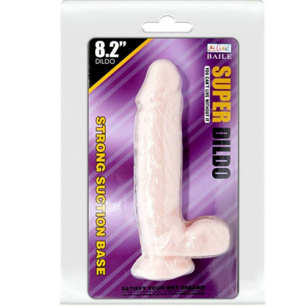Baile super dildo realístico natural 21.5 cm