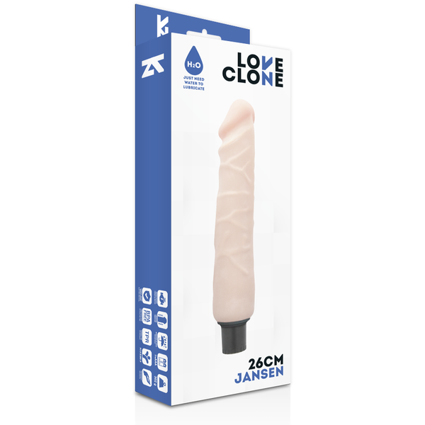 Jansen vibrador realístico self lubrication 26 cm o 4.2 cm