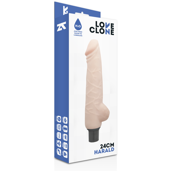 Harald vibrador realístico self lubrication 24 cm o 4 cm