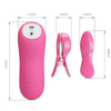 Baile romantic wave pizas con vibración y electroshock fucsia