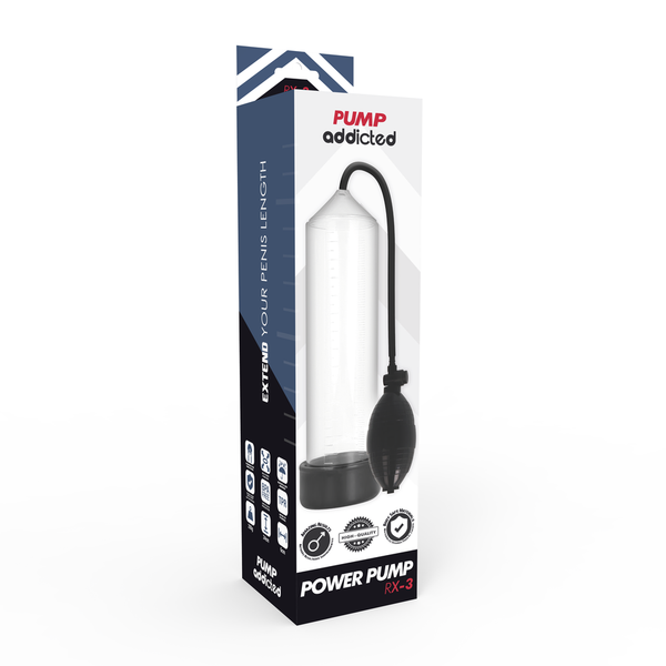 Pump rx3 bomba erección negro