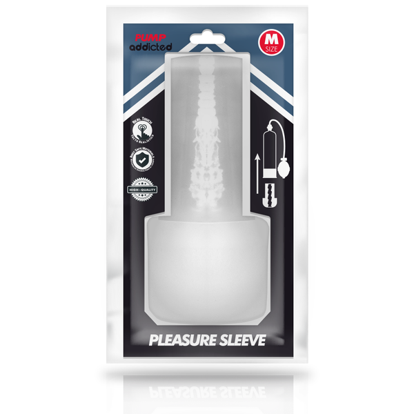 Masturbador Pump Pleasure con funda talla M