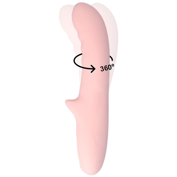 Pisa vibrador rotador rosa