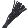 Darkness látigo bondage negro con mango de piel