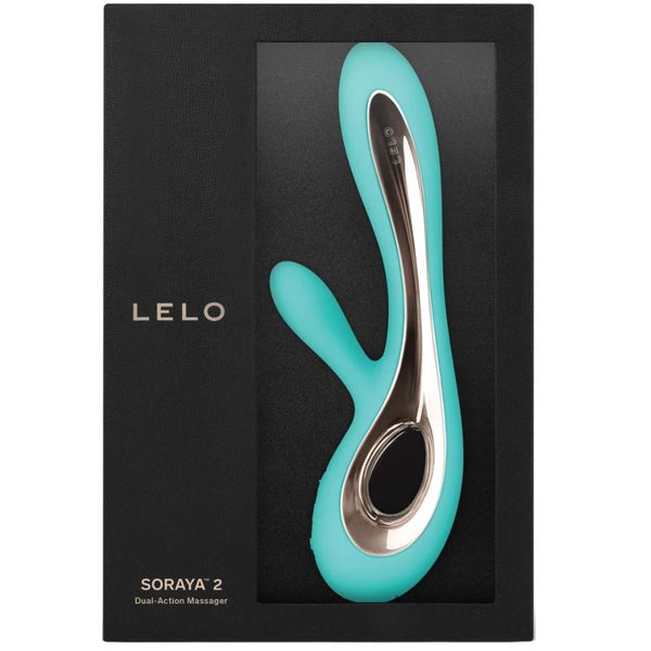 Soraya 2 vibrador rabbit verde agua