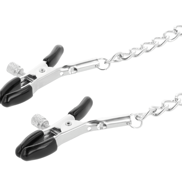 Darkness pinzas ajustables para pezones ajustables metal