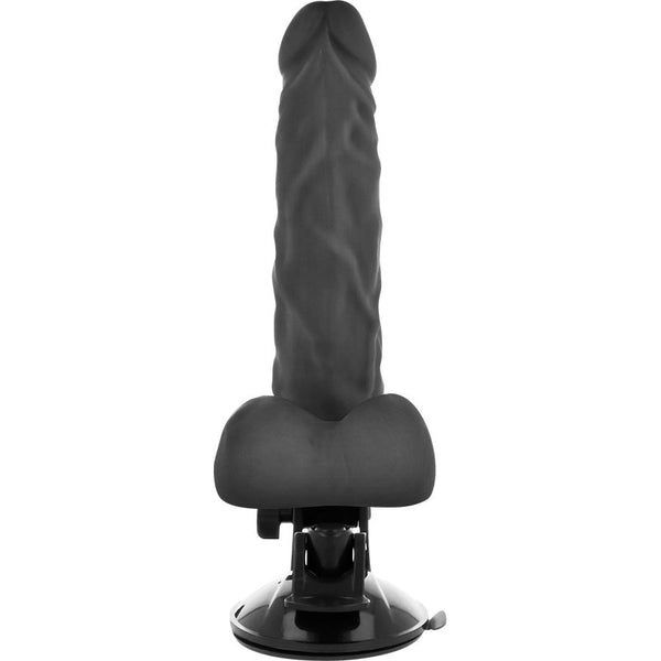 Vibrador realístico articulable control remoto negro 21 cm o 5 cm