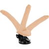 Vibrador realístico articulable control remoto negro 18.5 cm o 4 cm