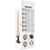 Vibrador realístico articulable control remoto negro 18.5 cm o 4 cm