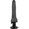 Vibrador realístico articulable control remoto negro 18.5 cm o 4 cm