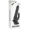 Vibrador realístico control remoto negro 18.5 cm o 4cm