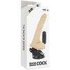 Vibrador realístico control remoto negro con testículos 20 cm o 4 cm
