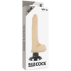 Vibrador realístico 2 1 negro 18.5 cm o 4 cm