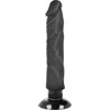 Vibrador realístico 2 1 natural negro 20 cm o 4 cm